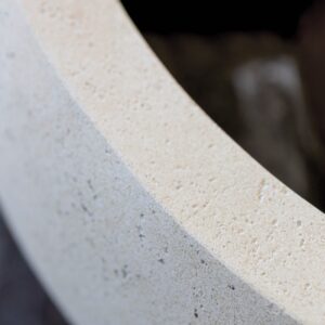 Grigio Low Balloon - Antique White