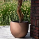 Grigio Metallic New Egg Pot - Bronze